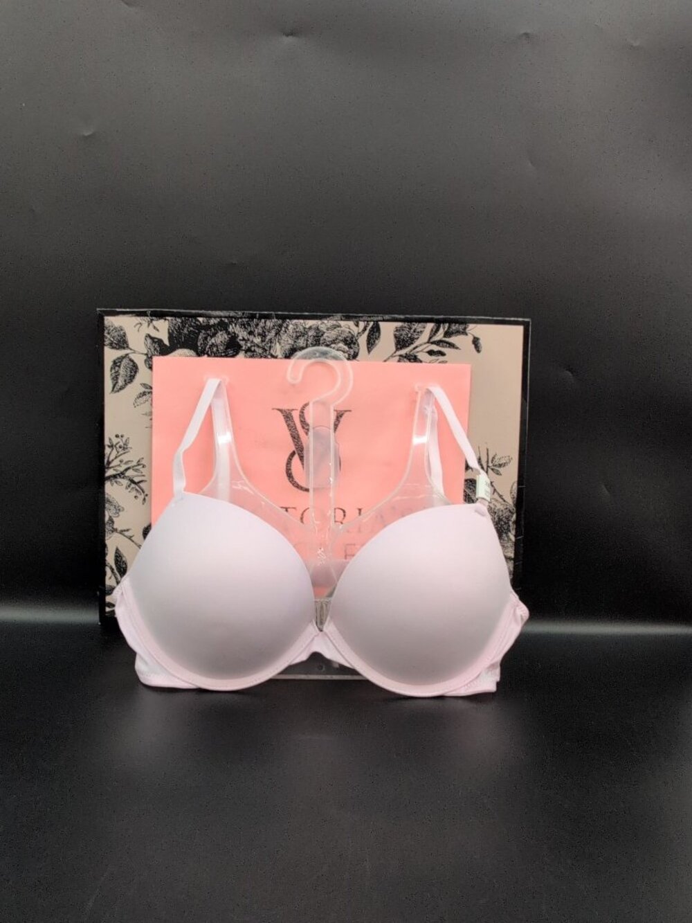 Victoria Secret Pink Wear Everywhere Smooth Super Push Up Bra 36B Pink Tulip